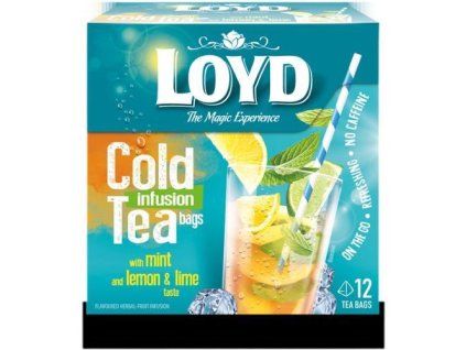 Loyd Tea пирамидален студен чай лимон лайм 30 г