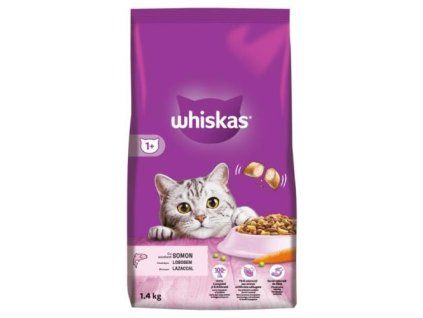 Whiskas гранули със сьомга 1400 г