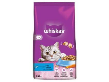 Whiskas гранули с риба тон 1400 г