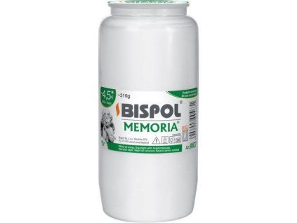 Маслена свещ Bispol бяла wo7 310 г