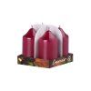 Свещи Emocio Advent цилиндър 4 бр. 50x90 бордо