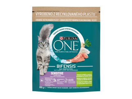 126366 purina one granule 800g sensitive kocky