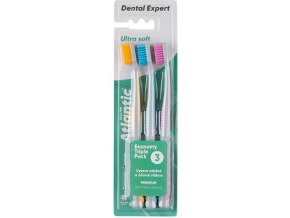 Atlantic toothbrush Dental expert Ultra Soft 3pcs