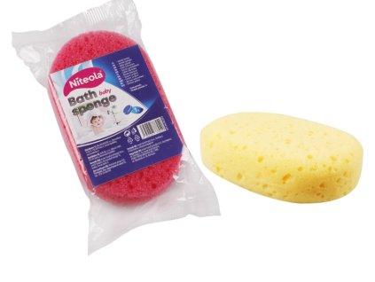 Baby oval bath sponge