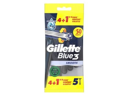 Gillette Disposable Razor Blue3 5pcs Smooth Ks
