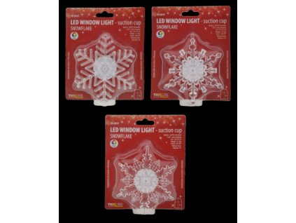 LED decoration Christmas suction cup snowflake