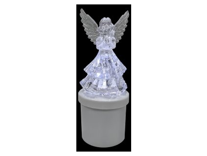 Angel LED candle white flickering flame
