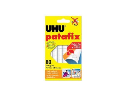 UHU self-adhesive rubber Patafix white 80 pcs