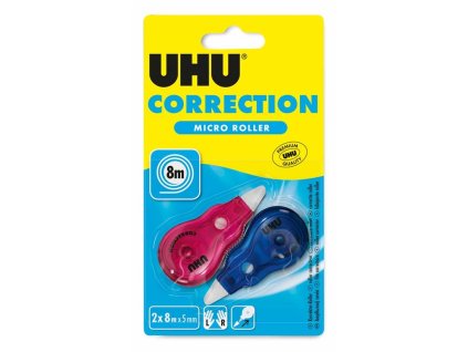 UHU Correction Roller Micro 2x 5 mm x 8 m correction tape