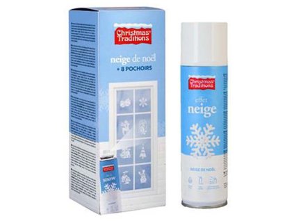 Snow 150 ml spray + 8 stencils
