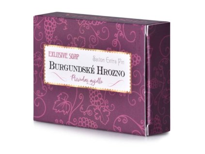 Burgundy Grape Soap in a box 40g