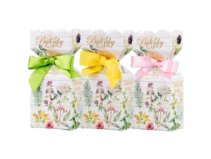 Soap Herbs in a box, colorful 90g