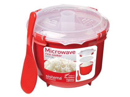 Sistema Microwave Rice cooker 2.6 l, red