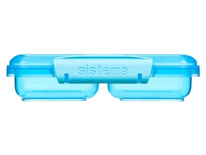Sistema Lunch Small Split 2-compartment lunch box 350 ml, blue