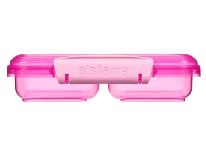 Sistema Lunch Small Split 2-compartment lunch box 350 ml, pink