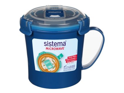 Sistema Microwave Soup Mug 656 ml, blue