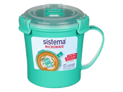 Sistema Microwave Soup mug 656 ml, mint
