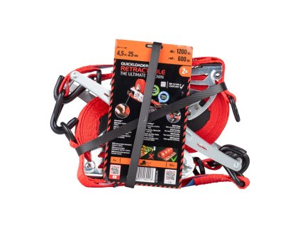 QUICKLOADER® Retractable 1200 kg • 4.5 mx 25 mm • 2-pack