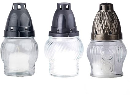 Cemetery glass 14 cm insert 30g 9h. Small clear