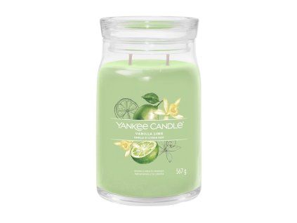 YANKEE CANDLE VANILLA LIME SIGNATURE LARGE