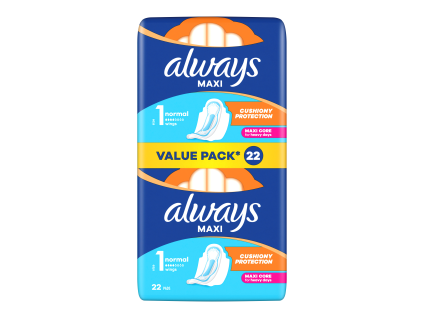Always pads (22 pcs/fol) Maxi Normal Duo