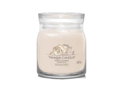 YANKEE CANDLE WARM CASHMERE SIGNATURE MEDIUM