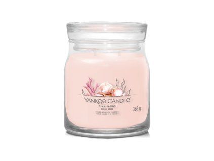 YANKEE CANDLE PINK SANDS SIGNATURE MEDIUM