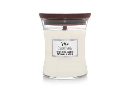 WoodWick White Tea & Jasmine vase medium