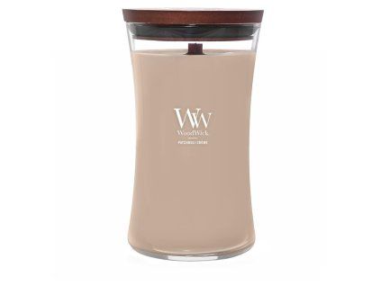 WoodWick Patchouli Créme vase large