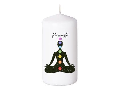 Cylinder candle 60x120 mm yogi