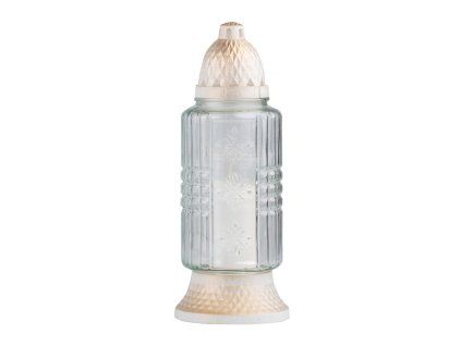 Cemetery glass 29 cm insert 110g 32h. clear