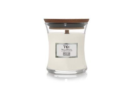 Woodwick White Teak vase small
