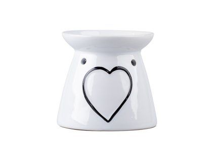Aroma lamp ceramic white 135x125mm