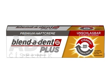 fixační krém pro zubní náhradu