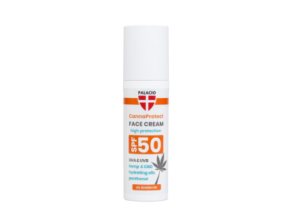 PALACIO CannaProtect - Skin cream SPF50 with hemp, 50ml