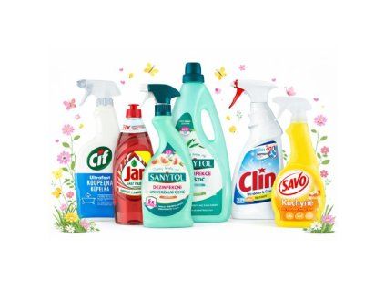 úklidové prostředky