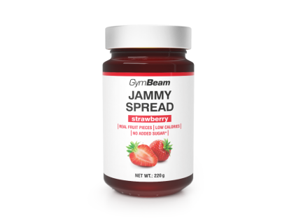 jammy spread strawberry 220 g gymbeam