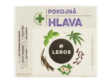 Leros herbal tea peaceful head @10x1.5g