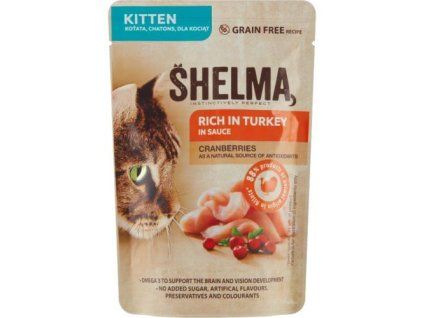 Shelma kitten pouch turkey + cranberry 85g