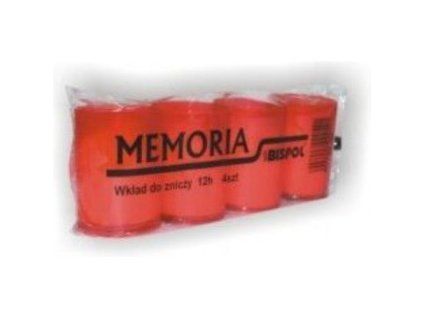 Bispol cemetery candles red (p50-030) @4x50g