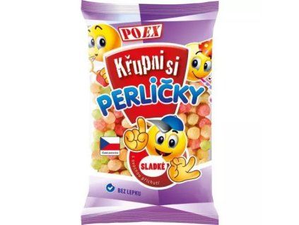 Crunchy sweet fruit pearls 130g