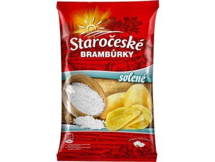 Old Bohemian potato chips salt 220g