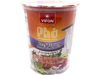 Vifon instant rice noodles 60g beef in a cup