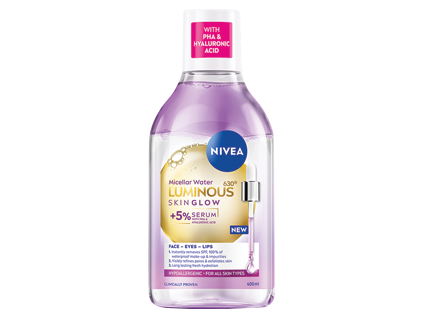 Nivea pl.voda 400ml Micel.Lum.Skin Glow