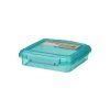 Sistema Snack box for toast Ocean Bound Sandwich 450 ml, green