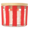 Q Home candle Peppermint Swirl Red 312g