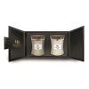 WoodWick gift set Fireside, Linen vase medium 2 pcs