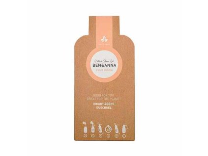 110463 ben anna sprchovy gel v zrnickach fruit fusion 2 20 g 2 x 200ml