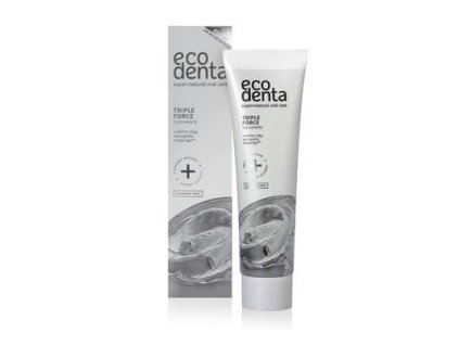 110925 ecodenta triple force zubni pasta s trojitou silou 100 ml