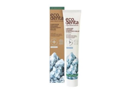 110952 ecodenta certifikovana organicka zubni pasta na citlive zuby s prirodni soli 75 ml
